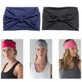 thumbnail image 1 of 2PCS Diadema elástica Banda para el cabello Envoltura para la cabeza Yoga Estiramiento Turbante Bandana deportiva Salvador Diademas anchas 2020 NUEVO, 1 of 10