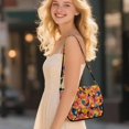 thumbnail image 3 of ZUXONGSY Maple Leaf Rooster Print Shoulder Bag for Women Small Crossbody Travel Purse Trendy Satchel with Adjustable Wide Strap for Dating Workout, 3 of 7