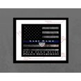 thumbnail image 2 of Thin Blue Line framed Police officer gift Art, 2 of 7