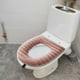 thumbnail image 3 of Funda de Inodoro de Terciopelo Cálido Ayh250930002 | Almohadilla de Inodoro de Vellón Grueso con Cremallera para Facilitar Su Extracción | Calentador de Inodoro Universal para Baño, Ideal para El Inv, 3 of 5