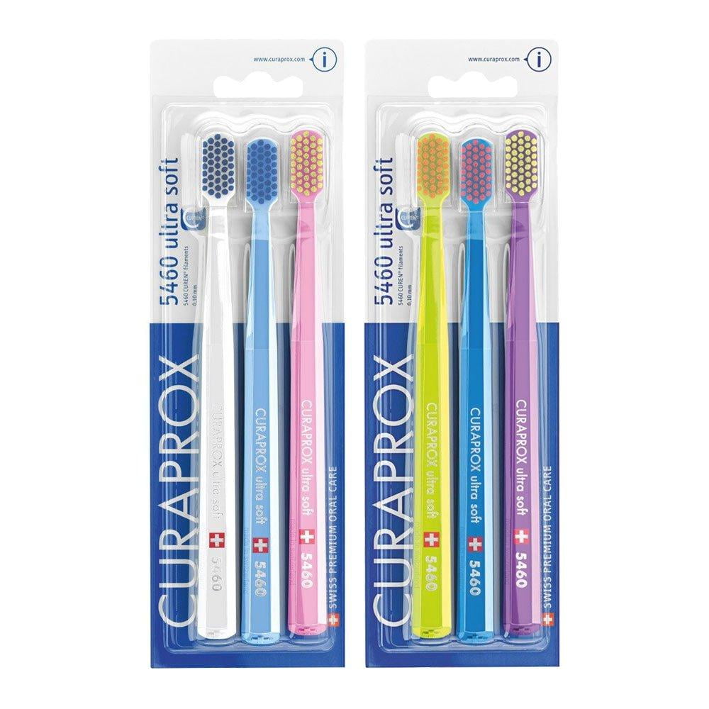 Curaprox 5460 Ultrasoft Toothbrush, 6 Pack 6 Count (Pack of 1)