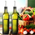 thumbnail image 6 of 17 Oz Glass Olive Oil Dispenser Bottle, Kitchen 500ml Oil & Vinegar Cruet with Pourers & Funnel, 6 of 7