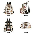 thumbnail image 4 of FORMRS Mini Backpack Purse for Women Travel Daypack Casual Shoulder Bag, White Cakes Pattern, 4 of 7