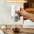 thumbnail image 5 of Leyfeng Coffee Grinder, Portable Electric Burr Grinder, 13W/200ml/USB Rechargeable/Adjustable Settings, Cordless Coffee Bean Grinder with Cleaning Brush, Used for Travel, Camping, Office & Home, 5 of 9