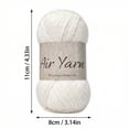 thumbnail image 2 of 1Pc Hand Knitting Yarn, Yingrou-Air Yarn Weaving For Crochet Crafts, Ideal For Diy Projects, Home Decor, Scarves, Hats, And Textiles, 2 of 8