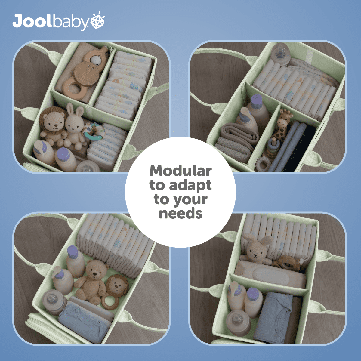 Jool Baby Tag-Along Diaper Caddy Organizer