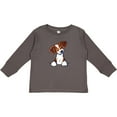 thumbnail image 3 of Inktastic Pocket Brittany Spaniel Boys or Girls Long Sleeve Toddler T-Shirt, 3 of 5