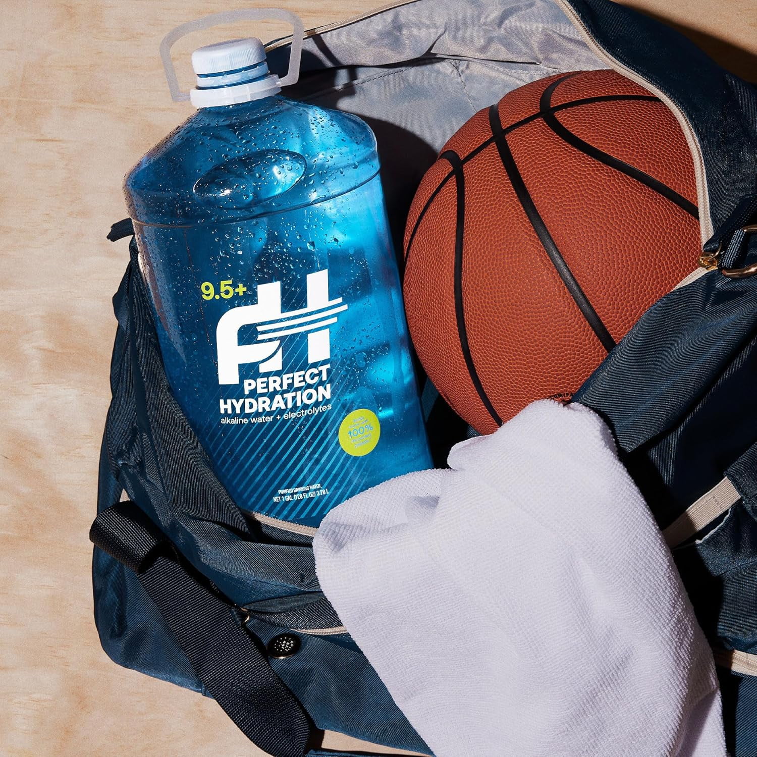 (6 pack) Perfect Hydration 9.5+ pH Alkaline Water, 1 Gallon Bottle