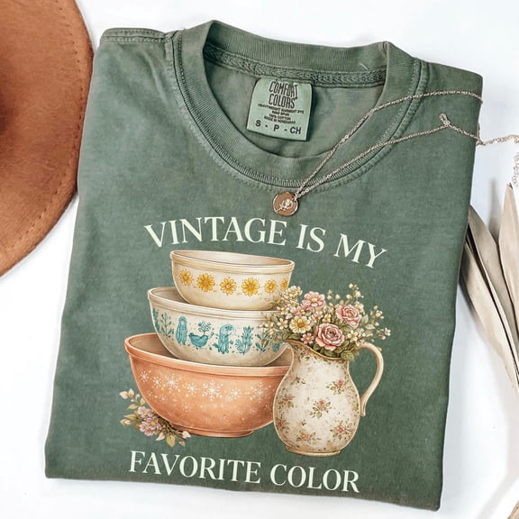 Vintage Is My Favorite Color Shirt, Thrifter T-Shirt, Gift For Antique Lover, Flea Market Tee