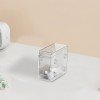 Caja de almacenamiento portátil transparente para cables de datos, cargador de cables, caja organizadora multifuncional compartimentada, dispositivo de enrollado