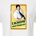 thumbnail image 3 of Parks and Recreation - I Know What Things Are - Juniors Cropped Cotton Blend T-Shirt, 3 of 5
