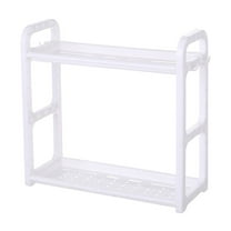 Zmeidao Spice Rack Organizer for Countertop, 2 Tier Standing Cabinet Rack Shelf for Kitchen Bathroom Bedroom Office