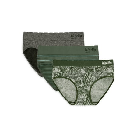 Kindly Yours Women s Seamless Hipster Underwear 3-Pack  Sizes XS to XXXL