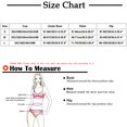 thumbnail image 3 of CEHVOM Mode Femmes Bikini Imprimé Rehausseur Rembourré Maillot de Bain Ensemble de Plage, 3 of 5