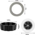 thumbnail image 1 of 2024 Parts For Hamilton Beach Blender Blades With Base And 2 O Ring Gasketwanan, 1 of 2