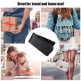 thumbnail image 5 of Cartera de cuero del titular de la tarjeta de crédito de las mujeres, estilo largo del bolso de tarjeta multi integrado de la ranura para tarjeta, 5 of 5