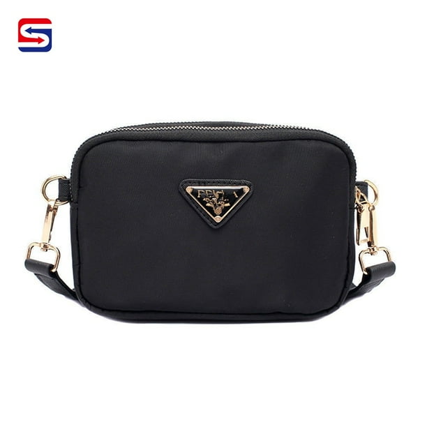 Prada Bolso Bandolera Impermeable De Nailon Para Mujer Y Hombre