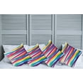 thumbnail image 6 of Ambesonne Colorful Throw Pillow Cover 4 Pack, Vibrant Ribbon Design, 24", Multicolor, 6 of 6