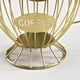 thumbnail image 5 of Recipiente para crema de café fabricado en acero inoxidable: práctico organizador para su dorado, 5 of 7