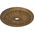thumbnail image 3 of Ekena Millwork 27 7/8"OD x 3 7/8"ID x 2 1/2"P Tomango Egg & Dart Ceiling Medallion (Fits Canopies up to 6 3/4"), Hand-Painted Rubbed Bronze, 3 of 6