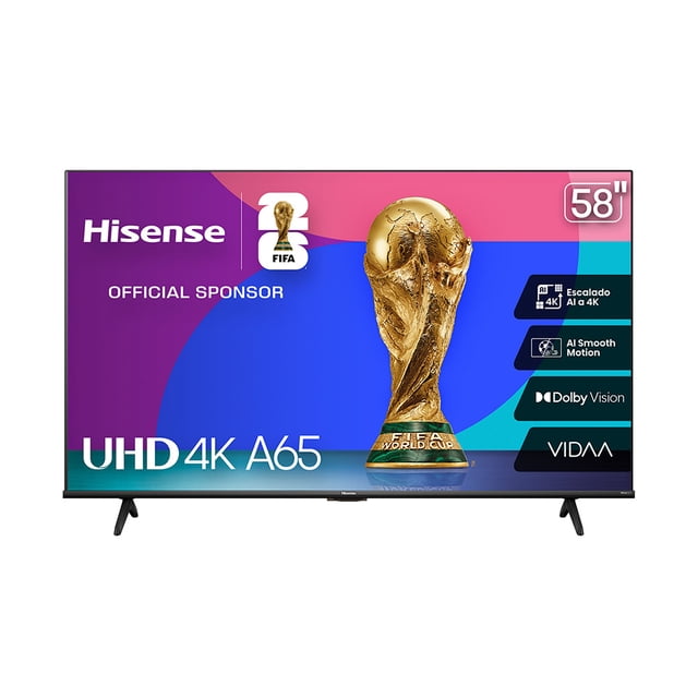 TV Hisense 58 pulgadas 4K Ultra HD Smart TV LED 58A6NV