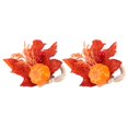 thumbnail image 3 of 2Pcs Innovative Napkin Holder Simulation Napkin Ring for Halloween Thanksgiving Home DecorationMaple Pumpkin, 3 of 5