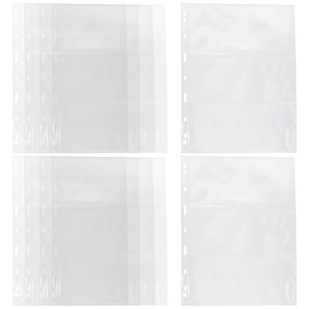10 hojas de papel para colección de billetes y billetes, multifuncionales, para álbumes de recortes y tarjetas.