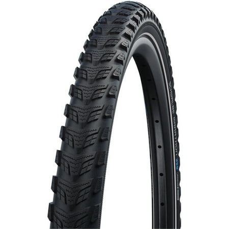 Schwalbe Marathon 365 Tire - 700 x 50 Clincher Wire Black/Reflective Performance Line GreenGuard Addix 4Season