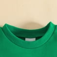 thumbnail image 5 of CAICJ98 Toddler Baby St Patricks Day Outfit Boy Clover Embroidery Smocked Short Sleeve T-Shirt Top and Plaid Shorts Summer Clothes Set (Green,18-24 Months), 5 of 7