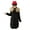Black, variant on Girls Winter Coats for Kids with Hoods Thicken Up Zip Keep Winter Warm Jackets Outwear Heavy Winter Puffer Jacket Bubble Coat Watermelon Red,9-10 Years