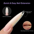 thumbnail image 4 of 240pcs Sandwich Dual Nail Forms para Extensión Rápida de Uñas 15 Tamaños Reutilizables, 4 of 7