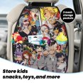 thumbnail image 5 of Mha Boku no Hero Academia 2 PCS Car Seat Protector Backseat Car Organizer Accessories Decor Adjustable Seat Back Protector Anti-kick Storage Mat For Universal Car, 5 of 9