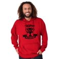 thumbnail image 3 of Cool Trophy Husband Number 1 Hubby Men Big & Tall Graphic Hoodie Brisco Brands 2X, 3 of 6