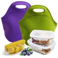 thumbnail image 3 of HomeLife Bento Bag Waterproof Anti-scratch Portable Picnic Lunch Food Carrying Handbag Daily Use, 3 of 13
