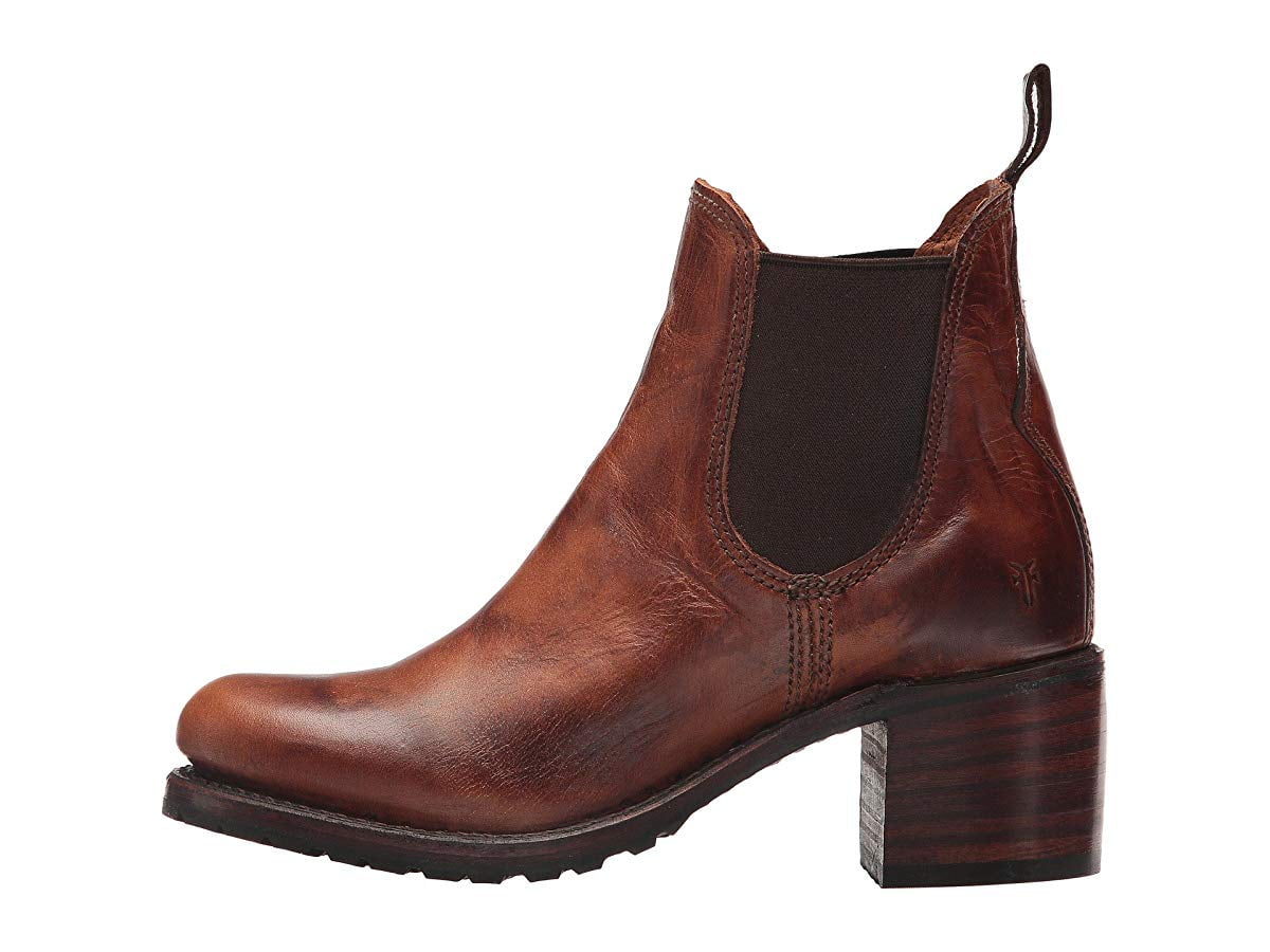 Frye sabrina top chelsea cognac