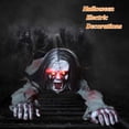 thumbnail image 1 of Rastreo Fantasma Fantasma Prank Props Halloween con LED Ojos brillantes Activado por voz, 1 of 5