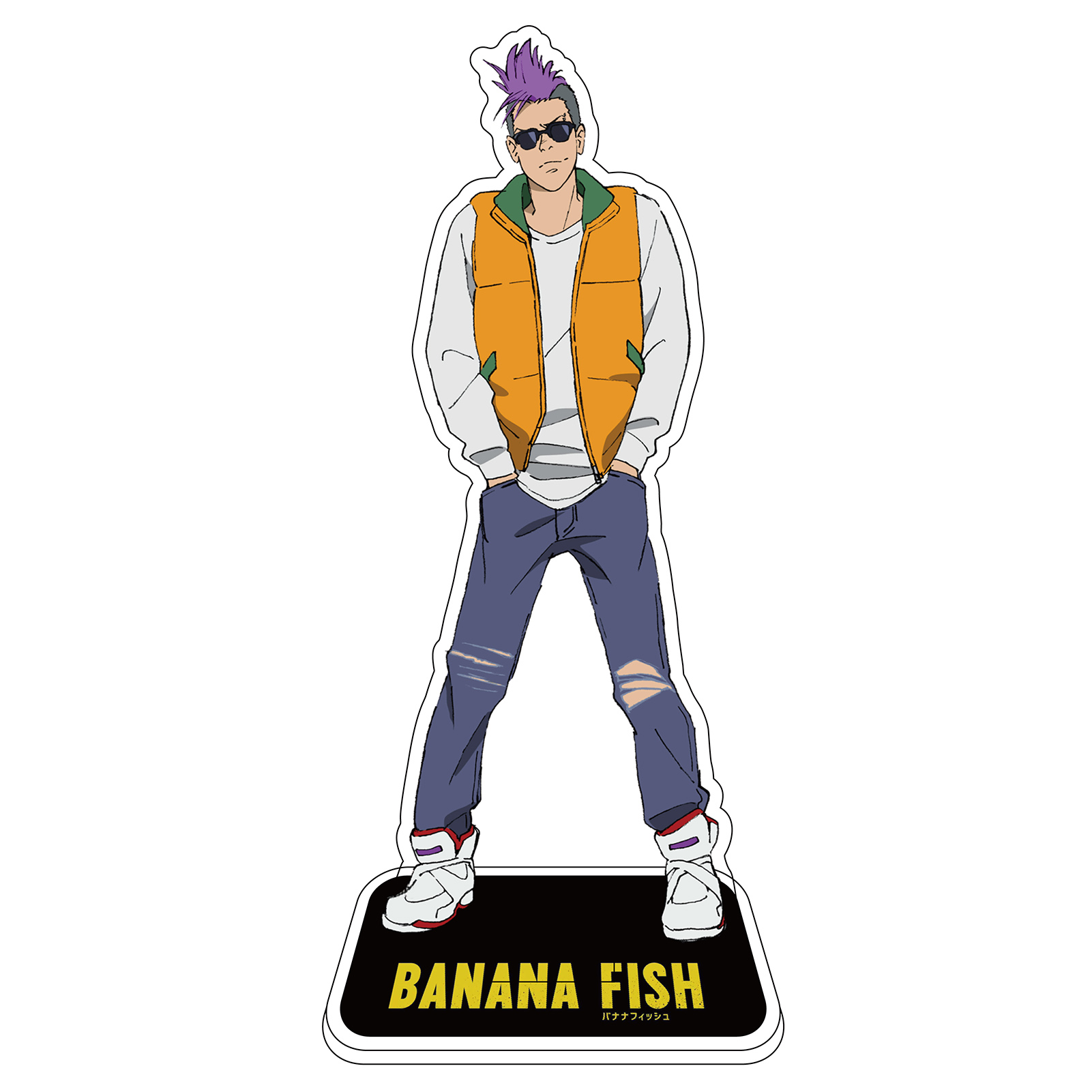 Cyan Oak Anime Banana Fish Figure Display Stand Cute Acrylic Desk Miniature Home Room Decor 6 Walmart Com Walmart Com