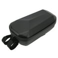thumbnail image 3 of Bolsa para manillar de scooter de cuero sintético resistente al agua con carcasa dura de 4L para bicicleta plegable, 3 of 12