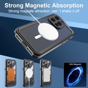 SHELLB0X For iPhone 15 Pro Max 6.7 inch Case Waterproof Heavy Duty MagSafe Magnetic Rugged Underwater Cover