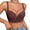 Brown, variant on Women Lace Underwire Bra Back Closure Push Up Breathable Daily Wear