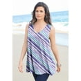 thumbnail image 5 of Roaman's Women's Plus Size Cotton Ultimate Swing Tank Top, 5 of 6