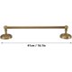thumbnail image 3 of Toallero de baño de cobre de estilo europeo, colgador de baño montado en la pared, color antiguo, 41 cm, 3 of 5