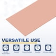 thumbnail image 3 of Uxcell 30x120mm Copper Anode Sheet, 5 Pack Pure Copper Strip (99.995% Pure) 1mm Thick Plate Electrode Set with Alligator Clips Cables for Electroplating Plating Experiment, 3 of 6