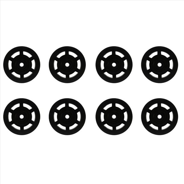 8X 95mm Negro Cable Rueda Polea del Cojinete Pierza Equipo de Gimnasia Resistente Al Desgaste