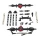 thumbnail image 5 of Kits de montaje delantero y trasero de piezas de actualización de automóviles RC Reemplaza piezas de repuesto fáciles de instalar Negro, 5 of 9