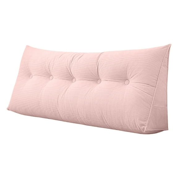 Triangular Headboard Pillow Twin XL for College Dorm Bed, Large Wedge Bed Rest Pillow with Backrest Support, Reading & Positioning Bolster Cushion for Daybed, Gap Filler & Lumbar Comfort