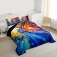 thumbnail image 3 of Homewish Colorful Angel Wings Bedding Comforter Set,Cute Cartoon Girl Twin Comforter Sets,Modern Aesthetic Artistic Bedding Set For Boyskids,Breathable Home Decor Reversible,2pcs, 3 of 8