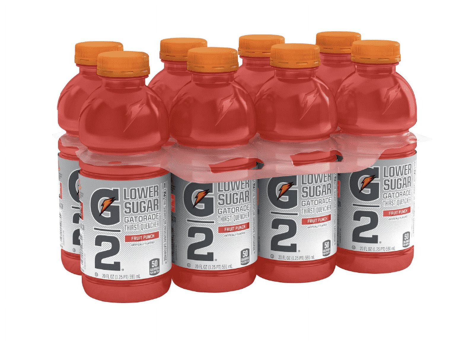 Gatorade lower suggar  Variety Pack, Grape + Fruit Punch, Lower Sugar Hydration, 20 Fl Oz (Pack of 8)