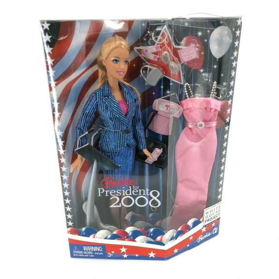 Barbie for President 2008 The White House Project Doll Mattel M6093