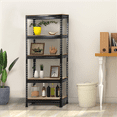 thumbnail image 6 of Alden Design 5-Tier Boltless & Adjustable Steel Storage Shelf Unit, Black, 6 of 7